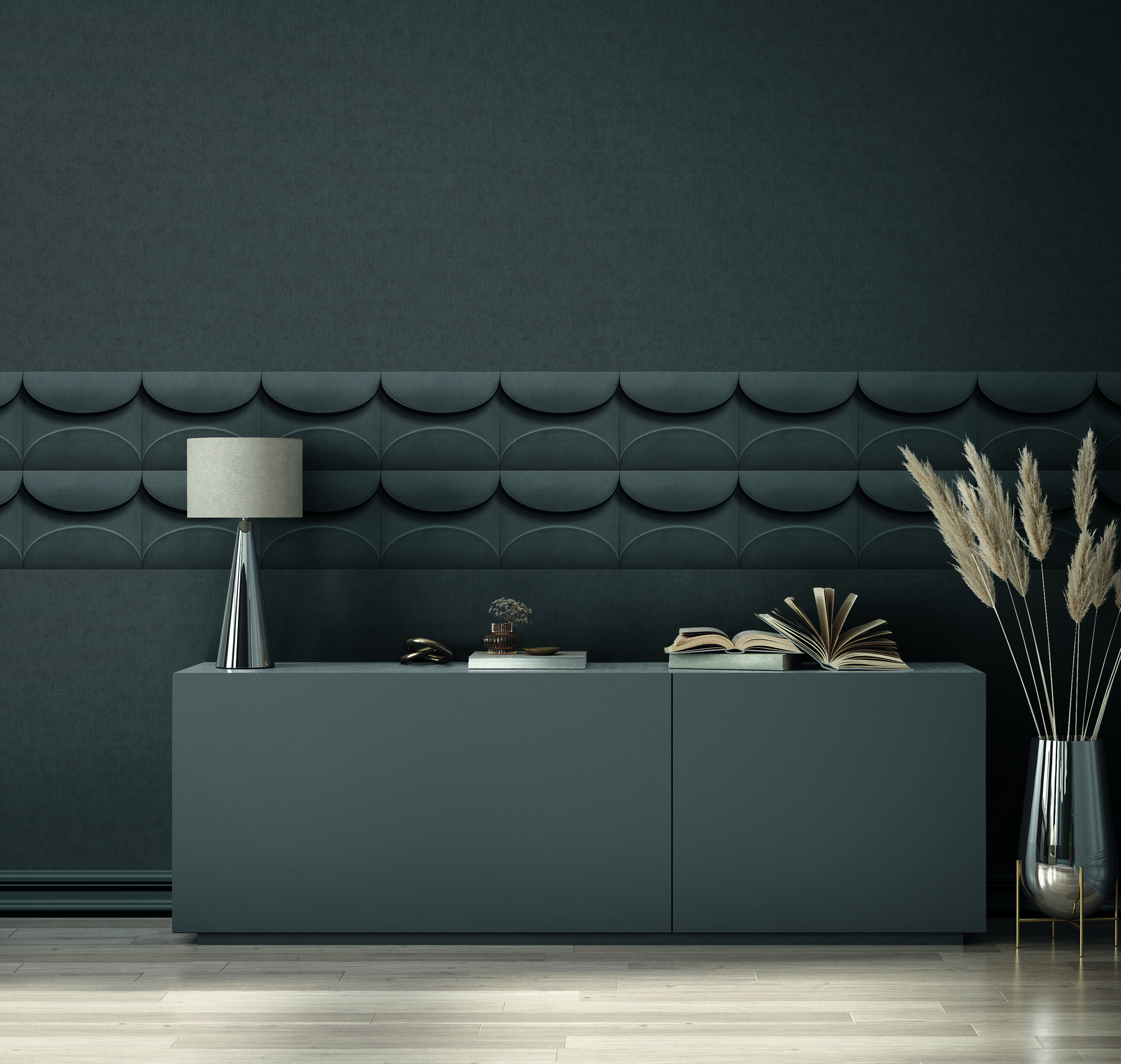 Home,Interior,,Luxury,Modern,Dark,Living,Room,Interior,,Black,Empty
