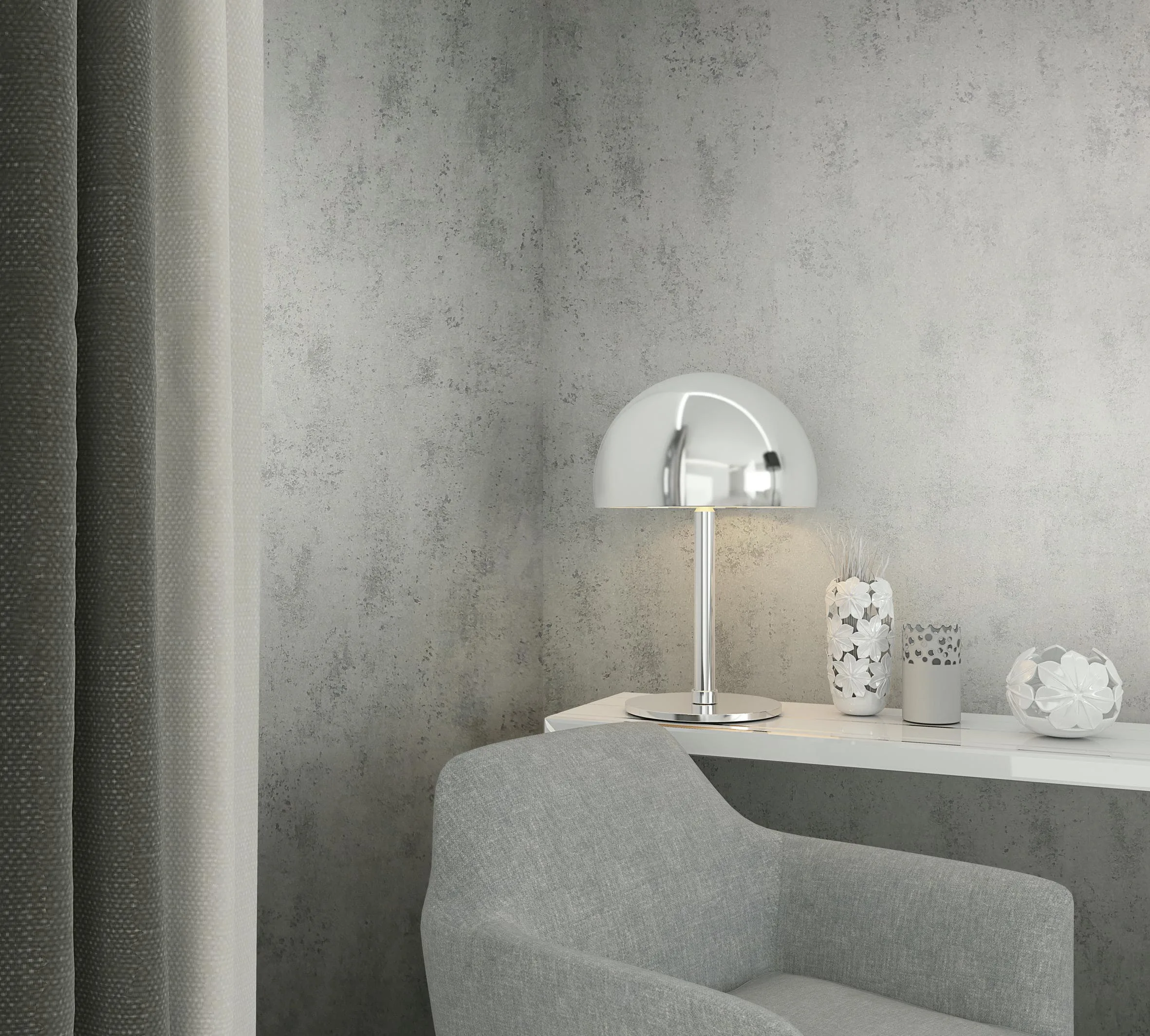 Celsius Tapete im wohnlichen Interieur